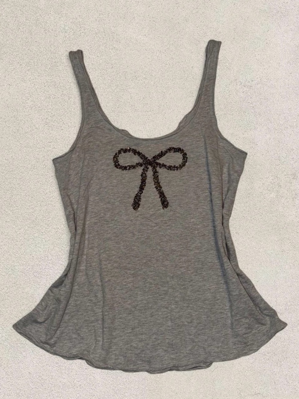 Vintage Aerie Sequin Bow Flowy Top Women's S